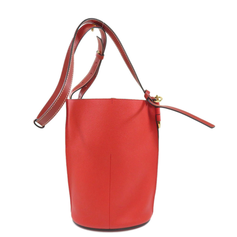 Loewe Shoulder Bag Gate Bucket Leather Black